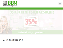 Tablet Screenshot of bbm-moebel.de